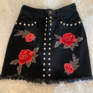 Denim skirt